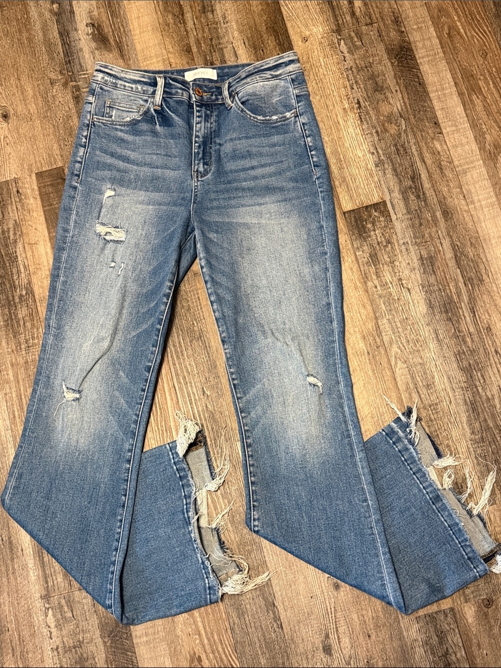 VERVET by Flying Monkey High-Rise "Release Him" Flare Jeans Style T5435 Size 30